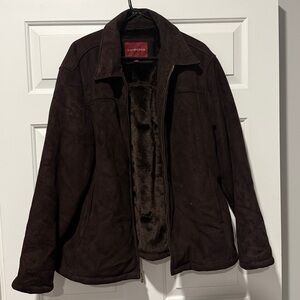 Covington Dark Brown Jacket with Plush Lining